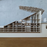 architektonický model řezání laserem